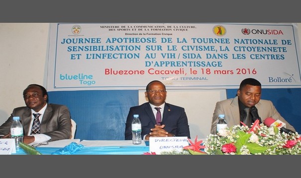 Civisme, citoyenneté et infection à VIH: La tournée nationale a connu son apothéose le vendredi 18 mars à Lomé